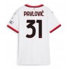 AC Milan Strahinja Pavlovic #31 Auswärtstrikot 2024-25 Kurzarm